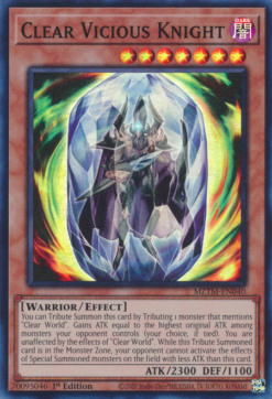 Clear Vicious Knight (MZTM-EN040) - Super Rare
