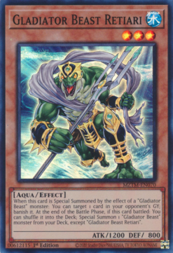 Gladiator Beast Retiari (MZTM-EN070) - Super Rare
