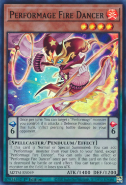 Performage Fire Dancer (MZTM-EN049) - Super Rare