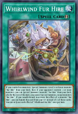 Whirlwind Fur Hire (MAMO-EN106) - Ultra Rare