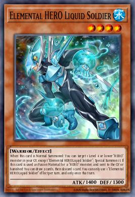 Elemental HERO Liquid Soldier (MAMO-EN047) - Ultra Rare