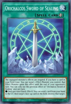 Orichalcos Sword of Sealing (MAMO-EN022) - Secret Rare