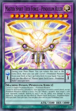 Master Spirit Tech Force - Pendulum Ruler (MAMO-EN027) - Secret Rare
