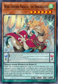 Wind Unicorn Parallel, the Dracoslayer (MAMO-EN125) - Secret Rare